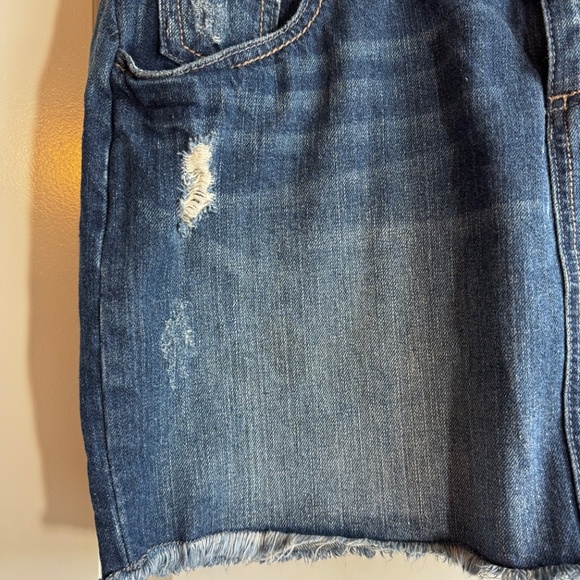 Denim Distressed Skirt Size 14 Apt 9 - Picture 4 of 7